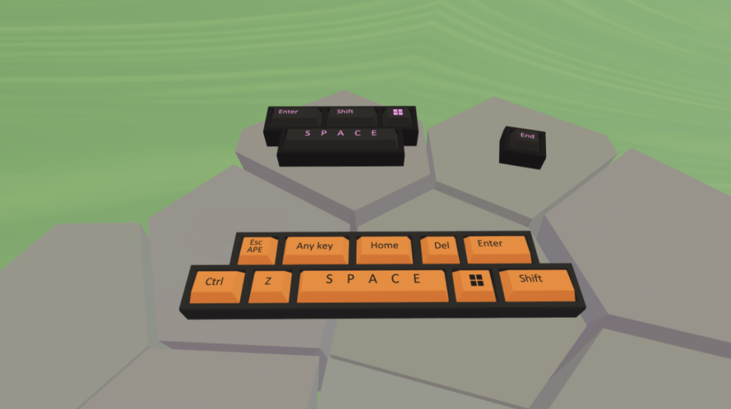 การเข้าไปสำรวจภายในคีย์บอร์ด RGB ใน Quest เกมเหนือจินตาการนี้