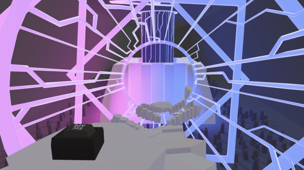 การเข้าไปสำรวจภายในคีย์บอร์ด RGB ใน Quest เกมเหนือจินตาการนี้