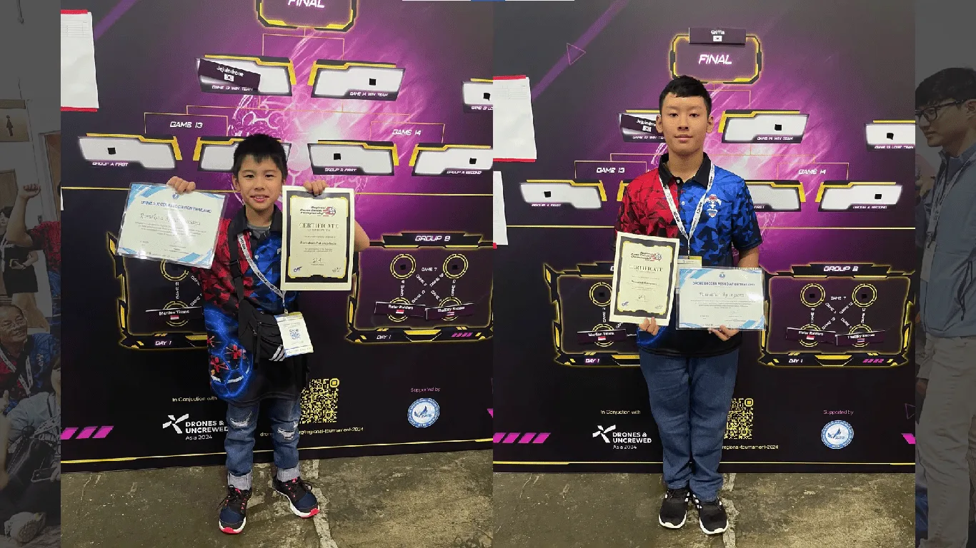 บรรยากาศการแข่งขัน "Regional Drone Soccer Championship 2024"ณ ประเทศสิงคโปร์