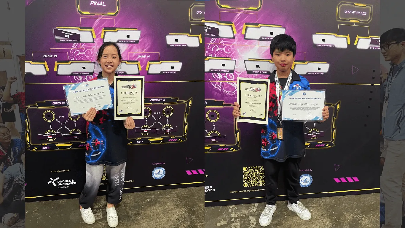 บรรยากาศการแข่งขัน "Regional Drone Soccer Championship 2024"ณ ประเทศสิงคโปร์