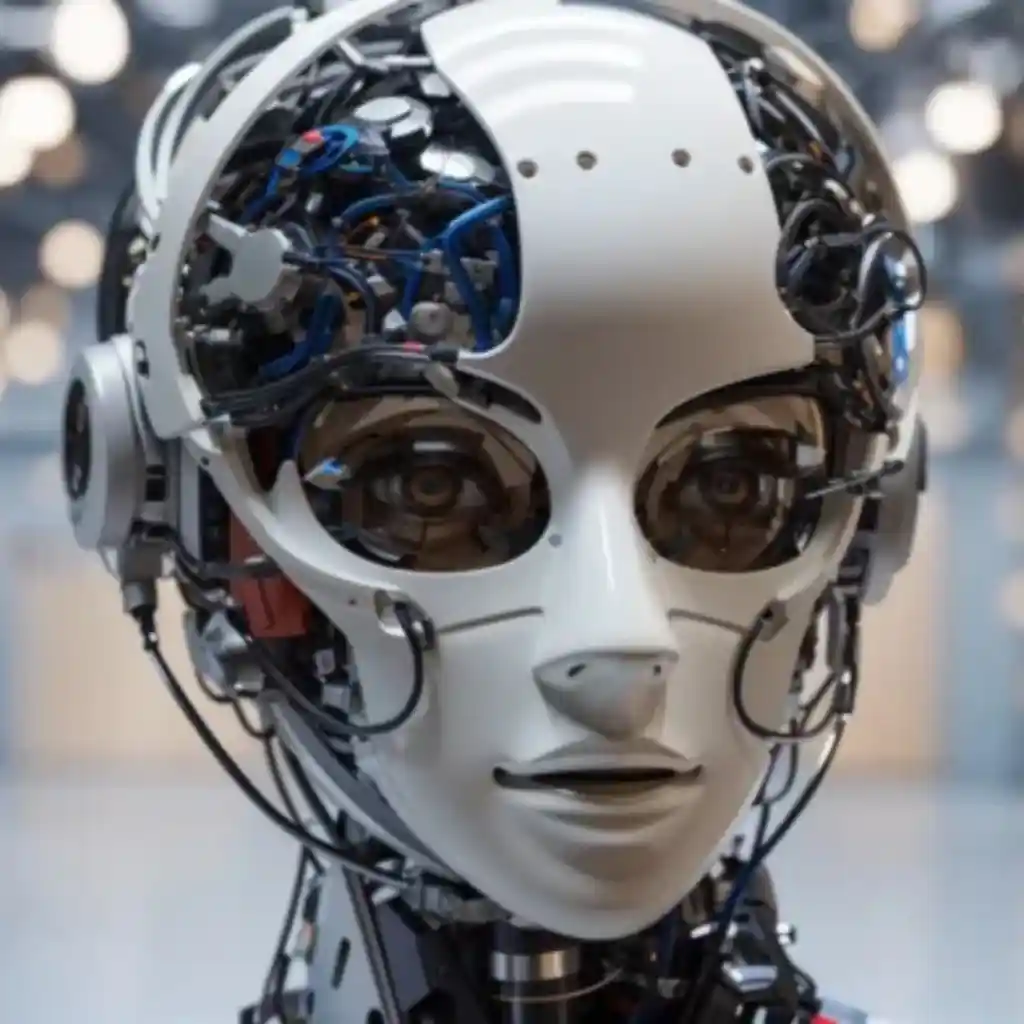 AI Talking Head Robot