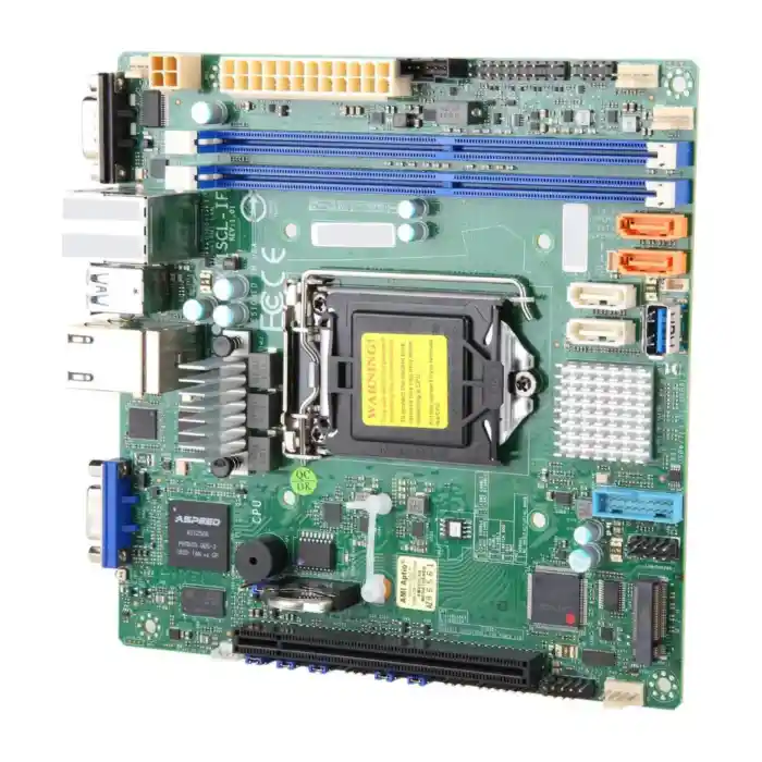 SUPERMICRO MBD-X11SCL-IF-O Mini ITX Server Motherboard LGA 1151 Intel C242 - Image 2