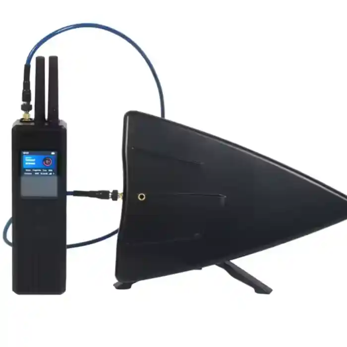 เครื่องตรวจจับโดรน DJI แบบมือถือ พร้อมฟังก์ชันเตือนภัยและป้องกัน (433MHz–5.8GHz, ระยะ 1–2 กม., แบตฯ 6 ชั่วโมงขึ้นไป) - Image 3