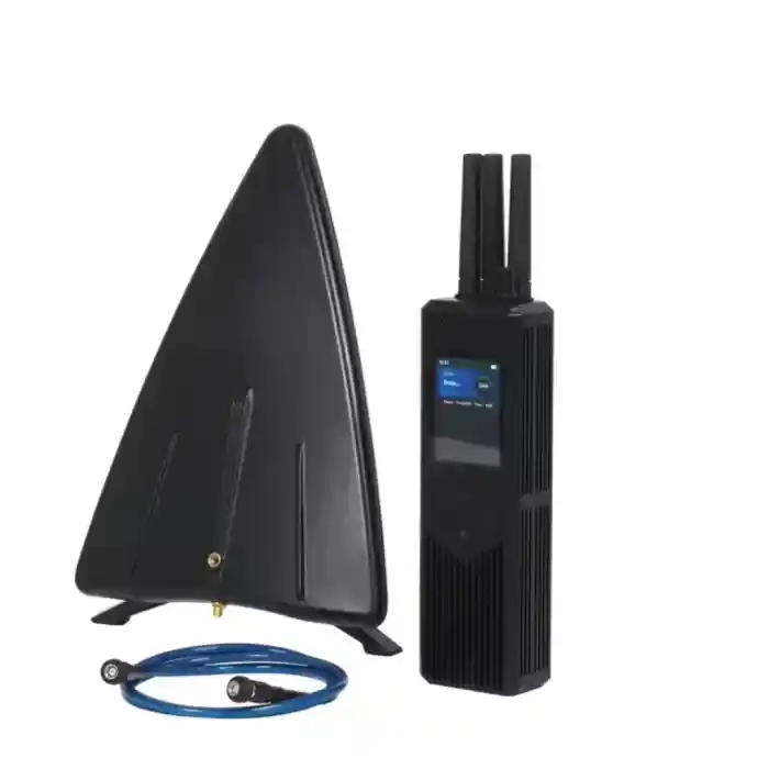 เครื่องตรวจจับโดรน DJI แบบมือถือ พร้อมฟังก์ชันเตือนภัยและป้องกัน (433MHz–5.8GHz, ระยะ 1–2 กม., แบตฯ 6 ชั่วโมงขึ้นไป) - Image 4
