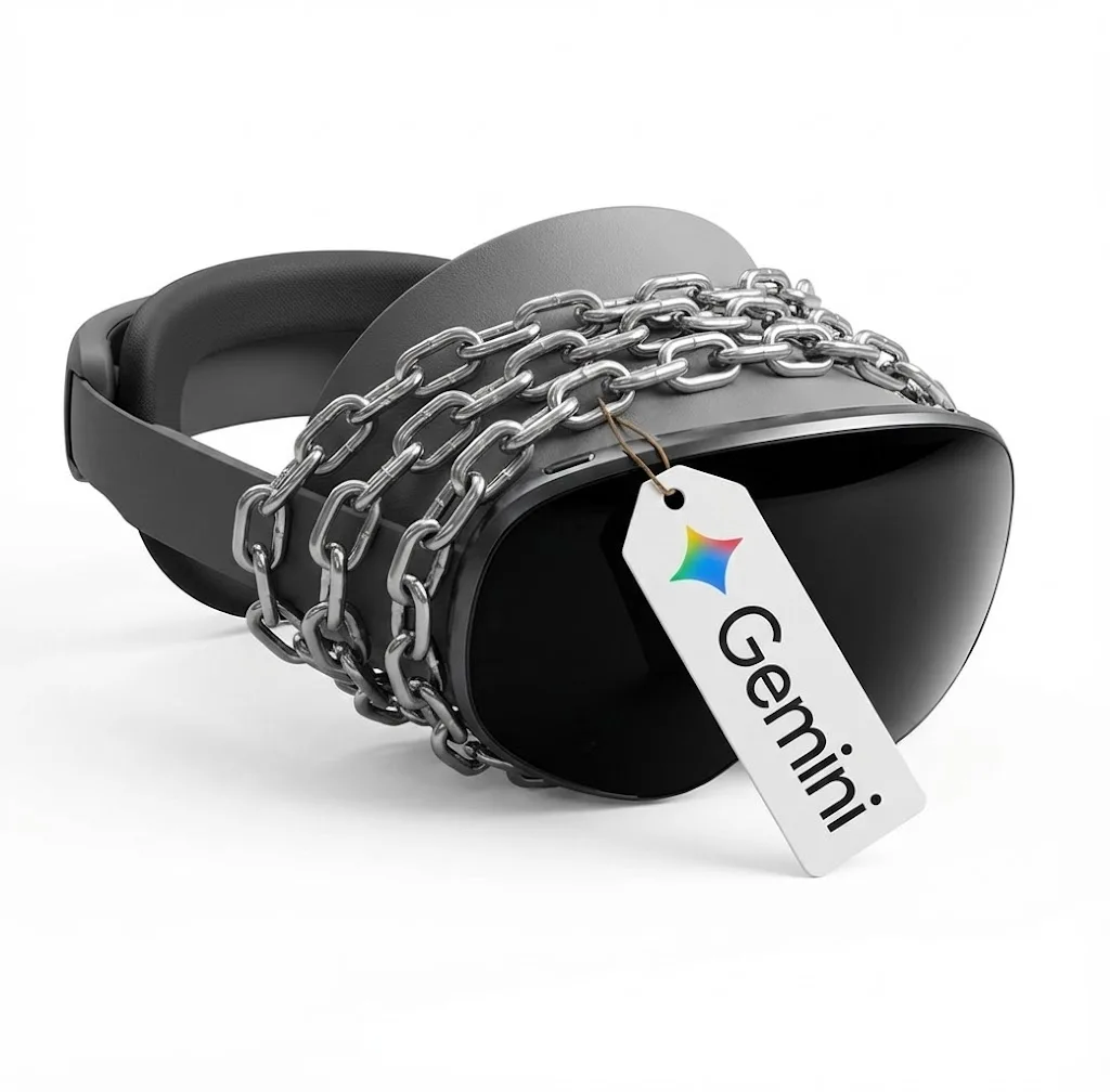 หน้าจอ Google Meet ลอยอยู่ พร้อมแถบด้านข้างที่เป็น Gemini