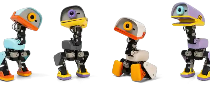 Microduck หุ่นยนต์เป็ด 4 สี